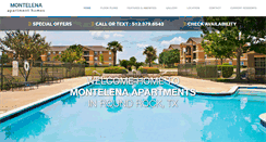 Desktop Screenshot of montelenaroundrockapartments.com
